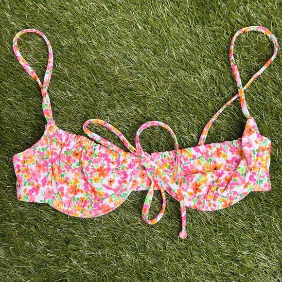 Kulani Kinis Other - Kulani kinis pink orange and green bikini top